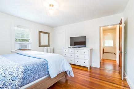 Osterville Cape Cod vacation rental - Primary bedroom w TV