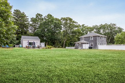 Osterville Cape Cod vacation rental - Back of home, large backyard