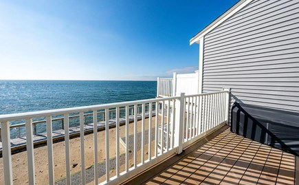 North Truro Cape Cod vacation rental - View from deck towards Provincetown.