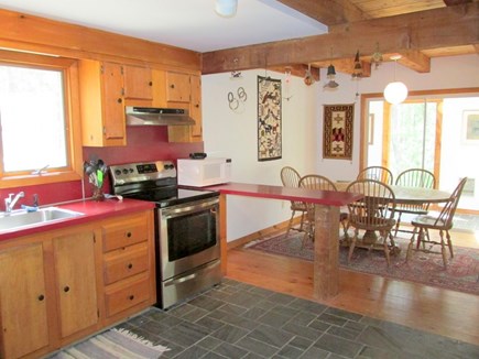 Wellfleet Cape Cod vacation rental - Kitchen to Dining Area