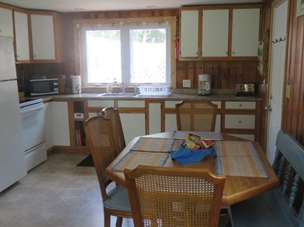 Eastham Cape Cod vacation rental - A side Kitchen/Dining Area