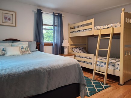 Eastham Cape Cod vacation rental - Bedroom 2 Queen Bunkbeds - 2 Twins