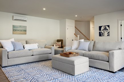 Barnstable Village Cape Cod vacation rental - Lower level living room