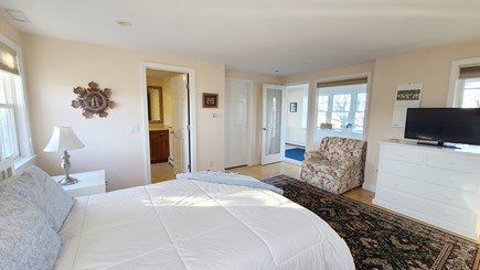 Eastham Cape Cod vacation rental - First floor bedroom with queen bed and en suite bathroom
