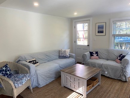 Chatham Cape Cod vacation rental - TV room to your right as you enter, conjoining with the kitchen.
