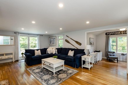 New Seabury Cape Cod vacation rental - Living Room and Office/Work-Out Room