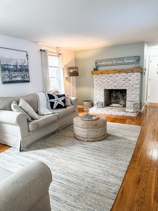 South Yarmouth Cape Cod vacation rental - Living room with Smart TV & pull out sofa