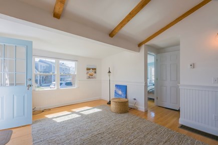 Sandwich Cape Cod vacation rental - Living area- awaiting a brand new couch and two chairs.