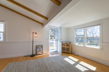 Sandwich Cape Cod vacation rental - Living area- awaiting a brand new couch and two chairs.