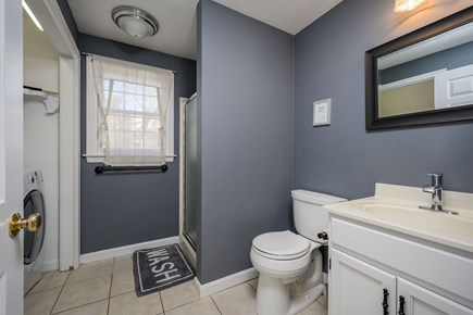 Yarmouth Port Cape Cod vacation rental - Bathroom #1 has plenty of space, a shower and laundry area.