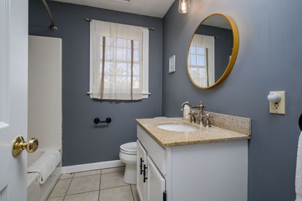 Yarmouth Port Cape Cod vacation rental - Bathroom Two - Shower/Tub Combo.