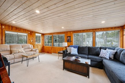 Harwich Cape Cod vacation rental - 3-Season room with plenty of seating.