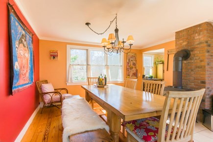 West Barnstable Cape Cod vacation rental - Dining area with seating for six guests.