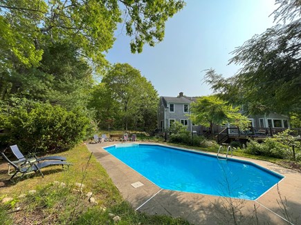 West Barnstable Cape Cod vacation rental - Large pool - with pool side furniture.