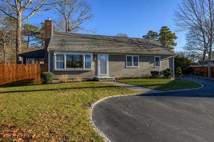 Hyannis Cape Cod vacation rental - Front of the home with driveway.