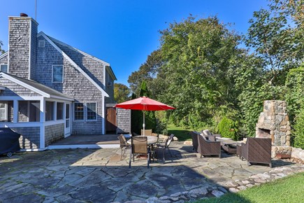 Orleans Cape Cod vacation rental - Patio with Outdoor Fireplace