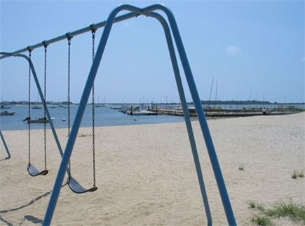 West Yarmouth Cape Cod vacation rental - Englewood Beach is 10 min. walk, 3 min. bike ride. Swim & swing!