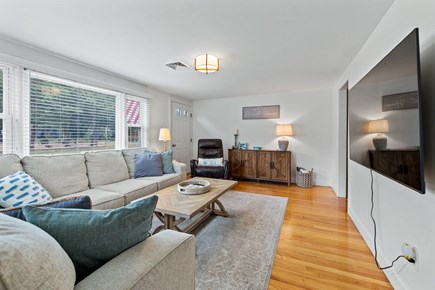 Yarmouth Cape Cod vacation rental - The cozy living room with plenty of seating options.