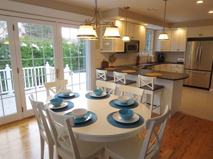South Yarmouth Cape Cod vacation rental - Dinning area attached to the kitchen.