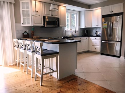 South Yarmouth Cape Cod vacation rental - Breakfast bar with seating.