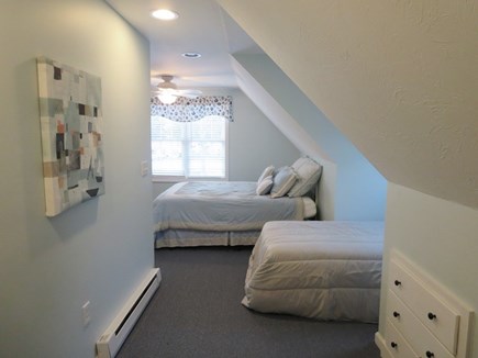 South Yarmouth Cape Cod vacation rental - Bedroom Five - Queen, Two Twins - Above the Garage.