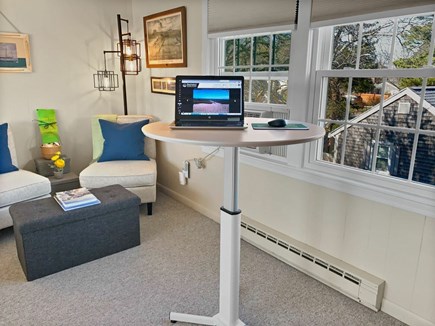 Dennis Port Cape Cod vacation rental - Dining Table also works as a remote work desk.