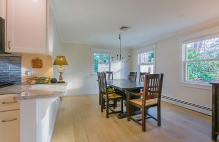 East Sandwich Cape Cod vacation rental - Dining room with seating for six guests.