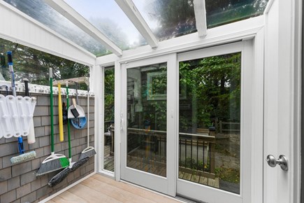 East Sandwich Cape Cod vacation rental - Sun room leading to the side deck