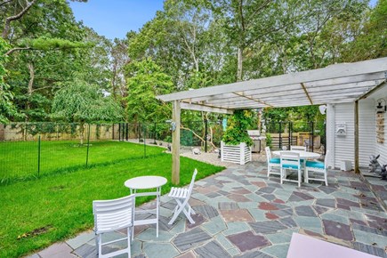 East Sandwich Cape Cod vacation rental - Patio area with pergola