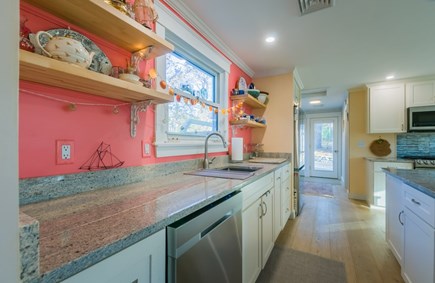 East Sandwich Cape Cod vacation rental - Fully equipped kitchen with stainless steel appliances.