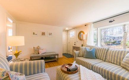 Sandwich Cape Cod vacation rental - Living room - queen sofa.