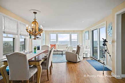 Wellfleet Cape Cod vacation rental - Dining area has water view, too.