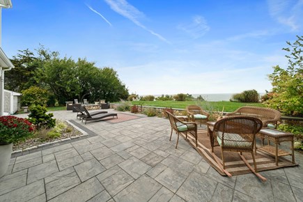 Plymouth MA vacation rental - Private Backyard with Gas-Powered Firepit and Gas Grill