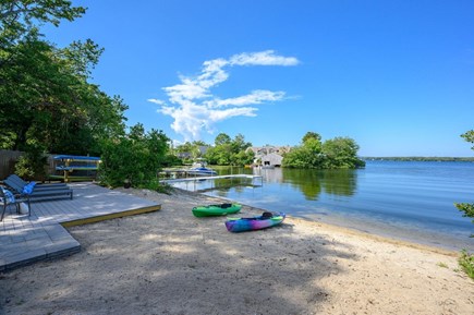 Centerville Cape Cod vacation rental - Private sandy beach with dock