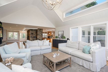 Centerville Cape Cod vacation rental - Living room looking to kitchen