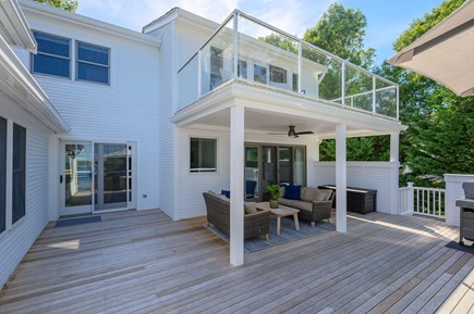 Centerville Cape Cod vacation rental - Back deck