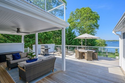 Centerville Cape Cod vacation rental - Plenty of seating on the deck
