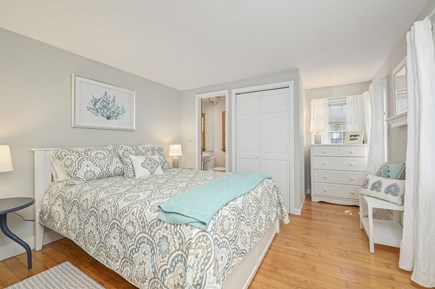 Harwich Port Cape Cod vacation rental - Bedroom  # 1 Queen bed dresser and ensuite bath room.