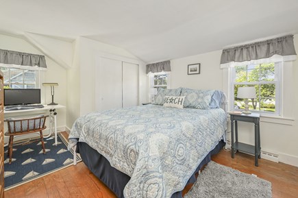 Harwich Port Cape Cod vacation rental - Bedroom #6 with Queen bed, desk, closet.