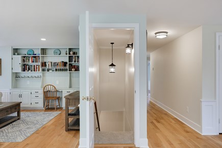Chatham Cape Cod vacation rental - Stairway to lower level