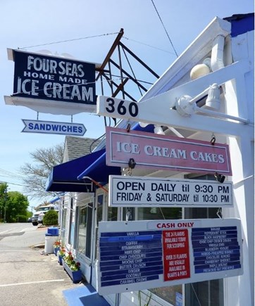 Centerville Cape Cod vacation rental - Four Seas homemade ice cream, one of the oldest in New England!