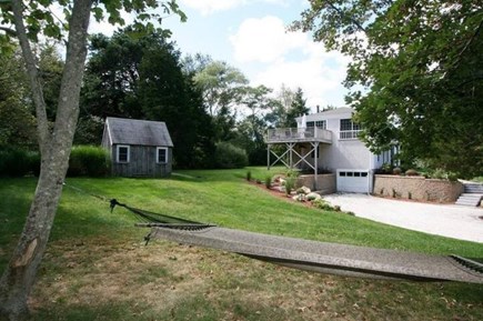 East Orleans Cape Cod vacation rental - Rest in the hammock or play in the backyard.