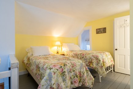 Brewster Cape Cod vacation rental - The upstairs twin bedroom (a note of caution, they are steep).