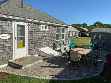 Centerville, Craigville Cape Cod vacation rental - Private patio with fire pit