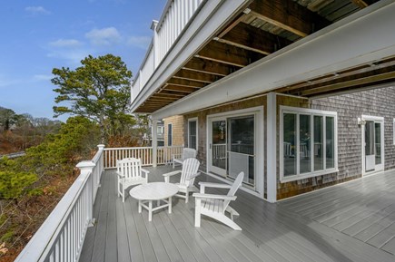 Chatham Cape Cod vacation rental - Deck seating overlooking the coastline.