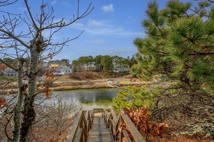 Chatham Cape Cod vacation rental - View from top of the private stairs to private beach area.