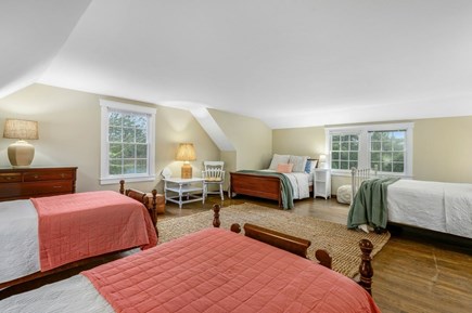 Chatham Cape Cod vacation rental - Bedroom 2 - Queen, Two Twins, Full - Upper Level.