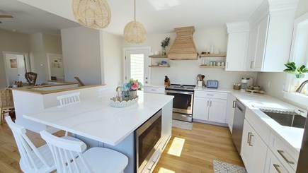 Truro Cape Cod vacation rental - Bright kitchen with stainless appliances and granite counter tops