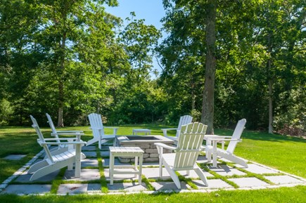 West Barnstable Cape Cod vacation rental - Outdoor patio and firepit.
