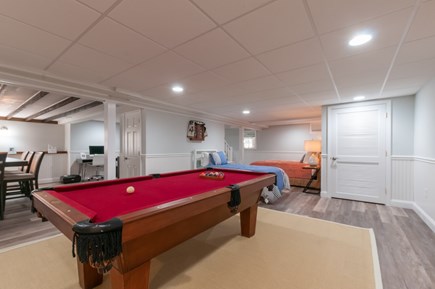 West Barnstable Cape Cod vacation rental - Pool table downstairs
